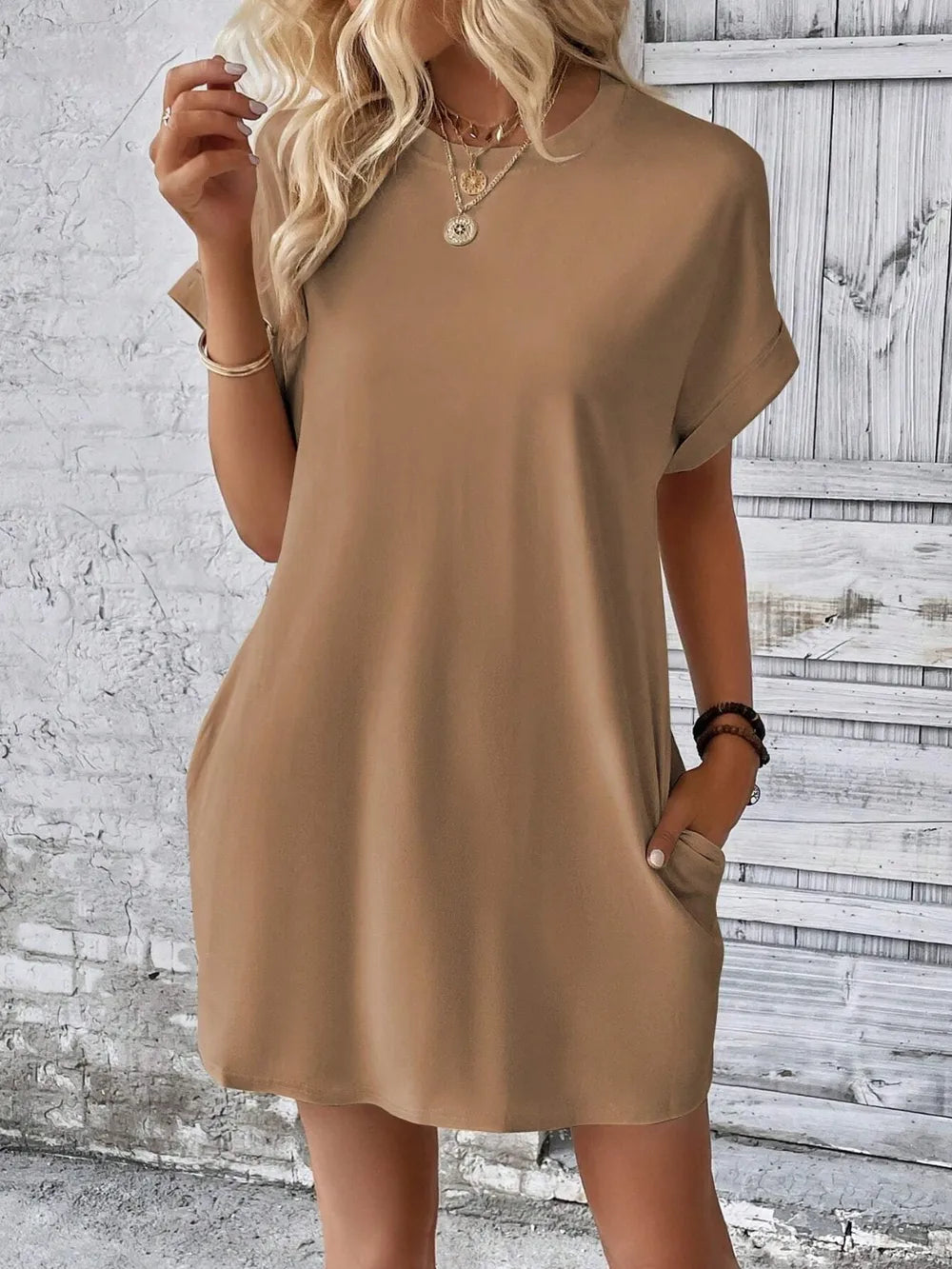 Classic Fit Sheerless Stretch Top - Versatile Polyester Blend - Maison Novaire