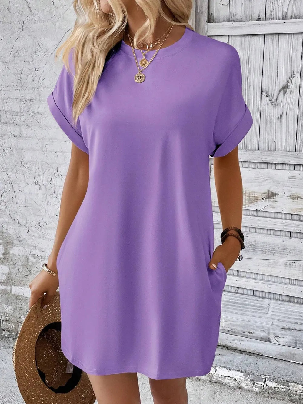 Classic Fit Sheerless Stretch Top - Versatile Polyester Blend - Maison Novaire
