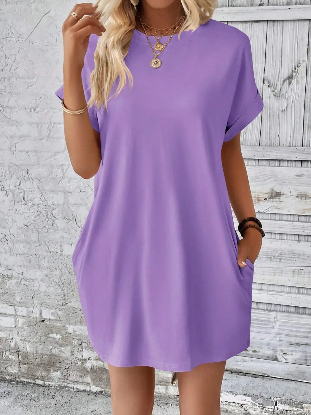 Classic Fit Sheerless Stretch Top - Versatile Polyester Blend - Maison Novaire