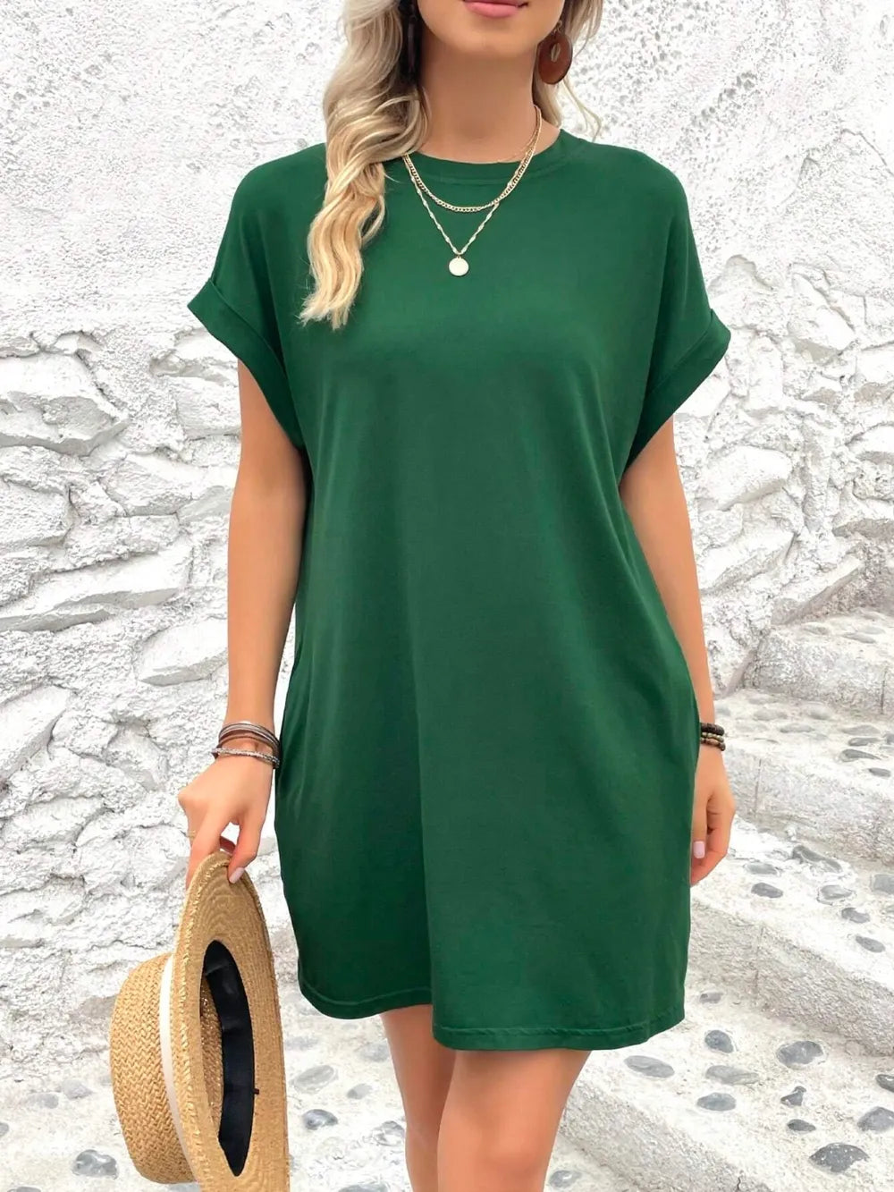 Classic Fit Sheerless Stretch Top - Versatile Polyester Blend - Maison Novaire