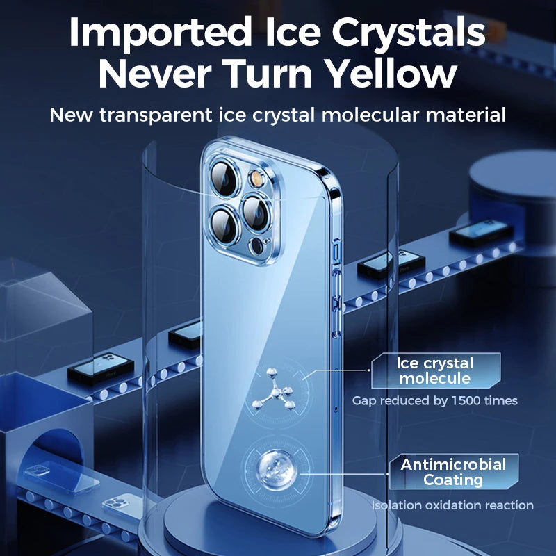 Clear Anti Yellow case for Iphone. - BLAKESTORE-NG