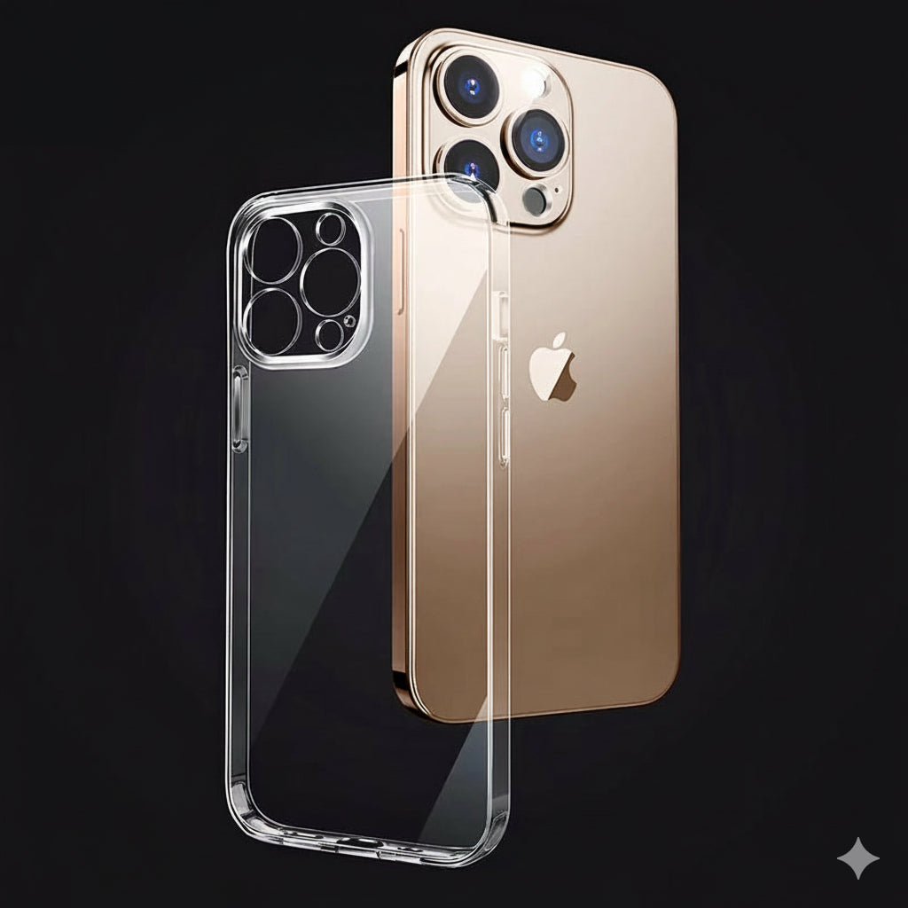 Clear Anti Yellow case for Iphone. - BLAKESTORE-NG