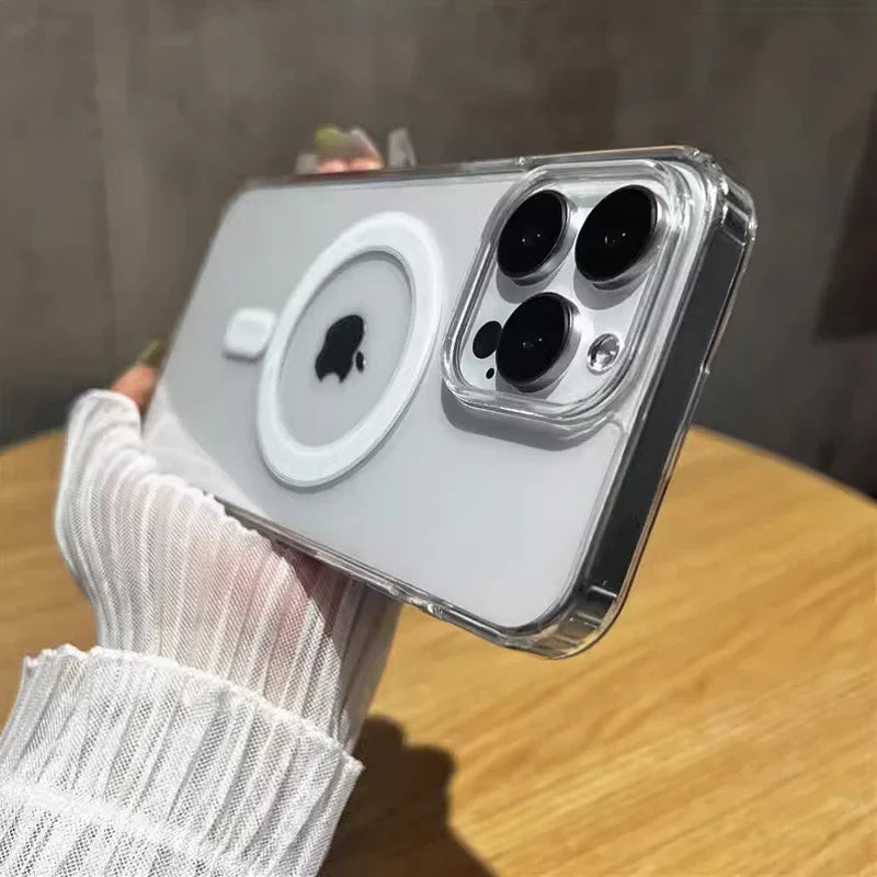 Clear Magsafe Wireless Charging iPhone Case. - BLAKESTORE-NG