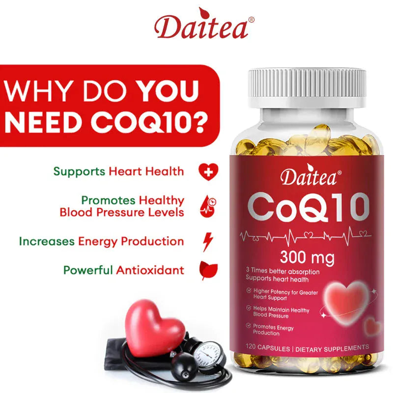 CoQ10 300mg Super 3x Absorption Antioxidant. - BLAKESTORE-NG