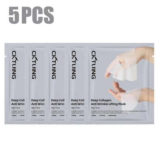 Collagen Face Masks (5PCS) – Hydrating & Firming Care - Maison Novaire #