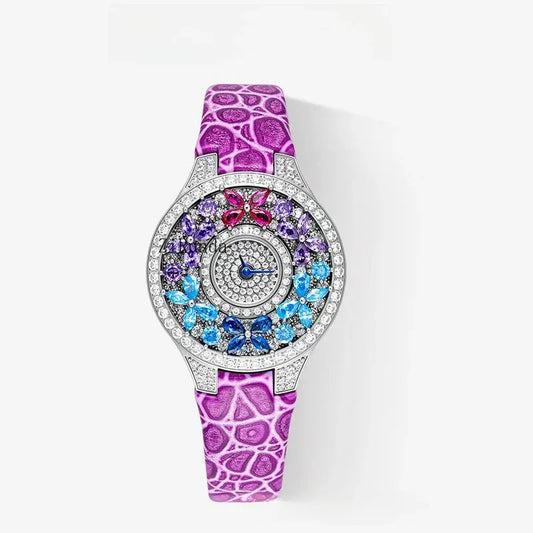 Color Butterfly Ladies Watch | Waterproof Quartz Fashion Wristwatch - BLAKESTORE-NG