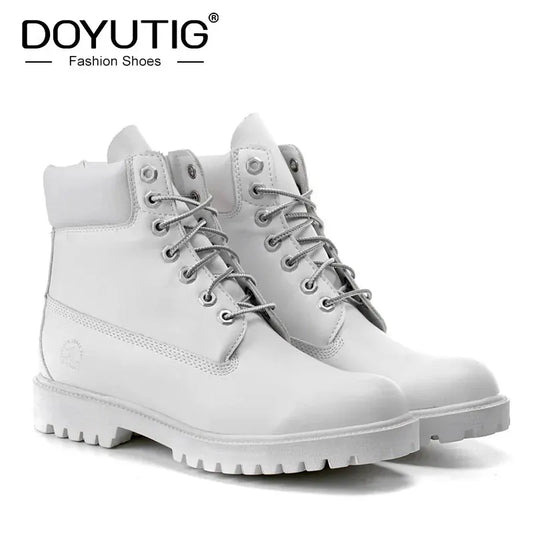 Cow Leather Outdoor Unisex Boots. Casual Boots. Breathable Military Boots. - BLAKESTORE-NG