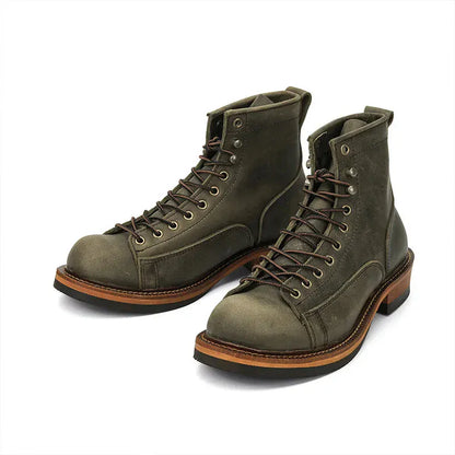 Cowhide Hiking Trekking Boots - Maison Novaire