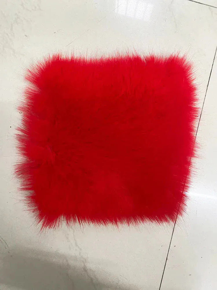 Cropped Faux Fur Coat - Maison Novaire #