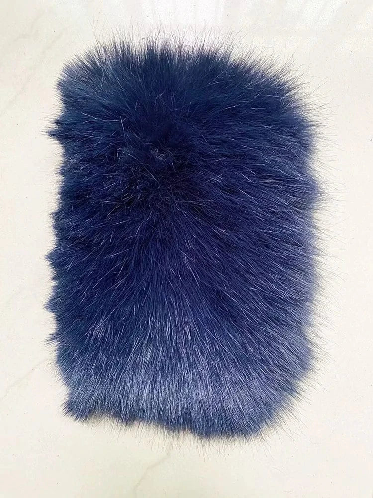 Cropped Faux Fur Coat - Maison Novaire #