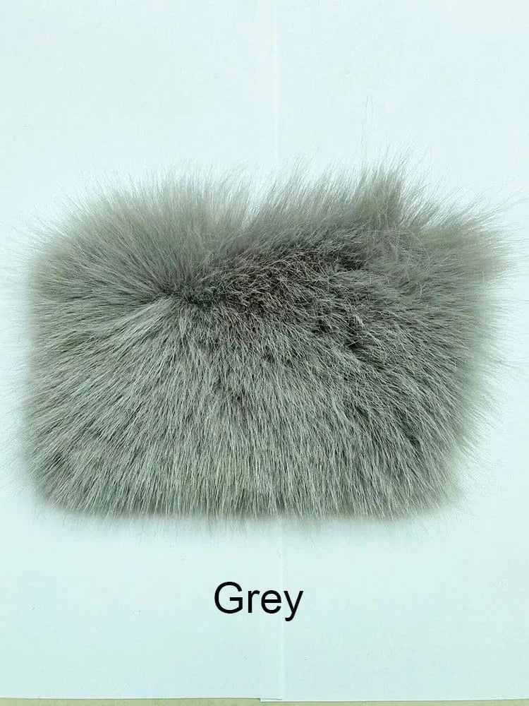 Cropped Faux Fur Coat - Maison Novaire #