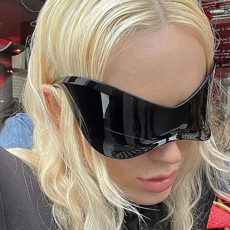 Cycling Oversized Punk Rimless Goggle. - Maison Novaire