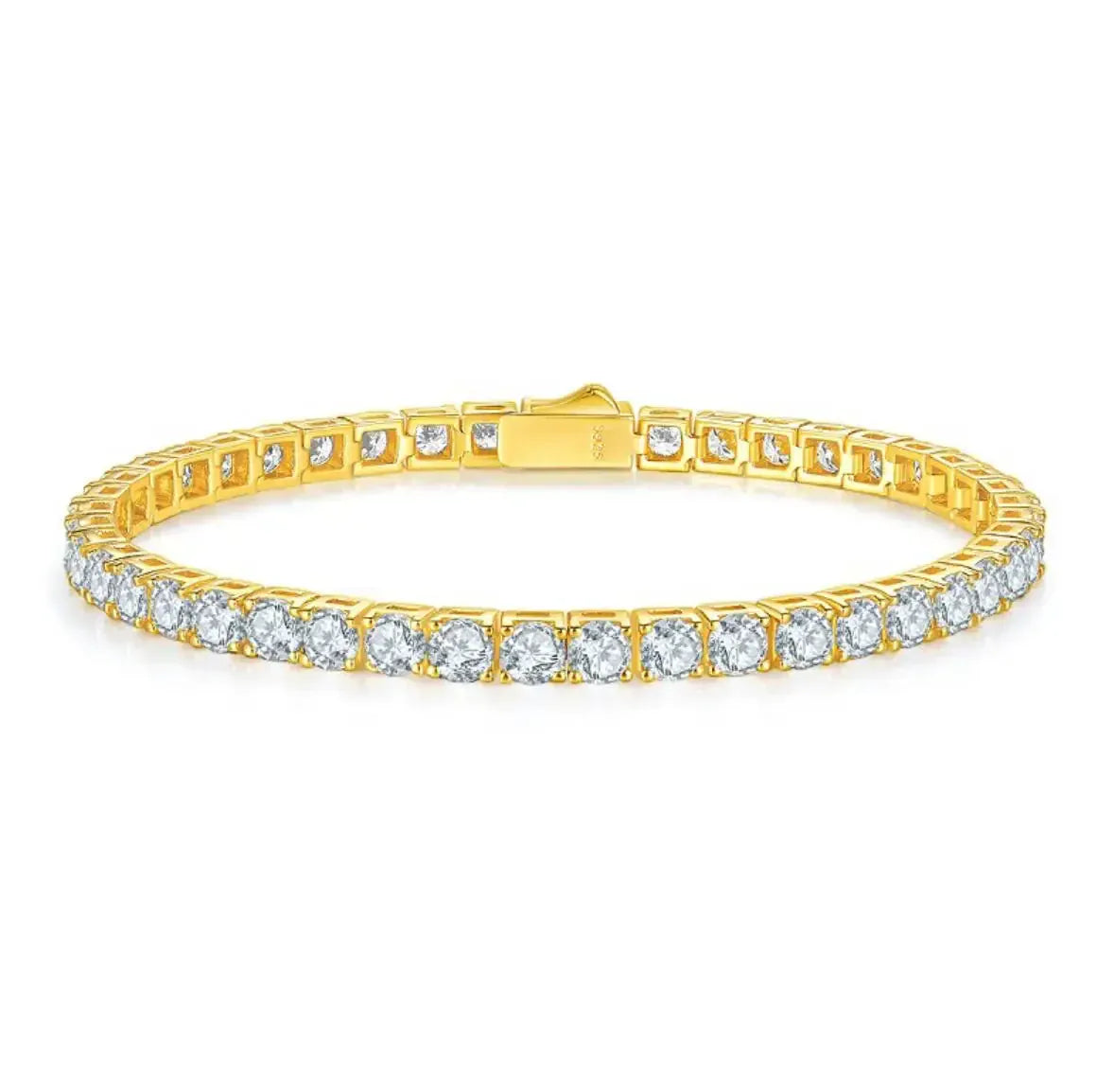 Dainty Moissanite Tennis Bracelet. - BLAKESTORE-NG