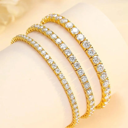 Dainty Moissanite Tennis Bracelet. - Maison Novaire
