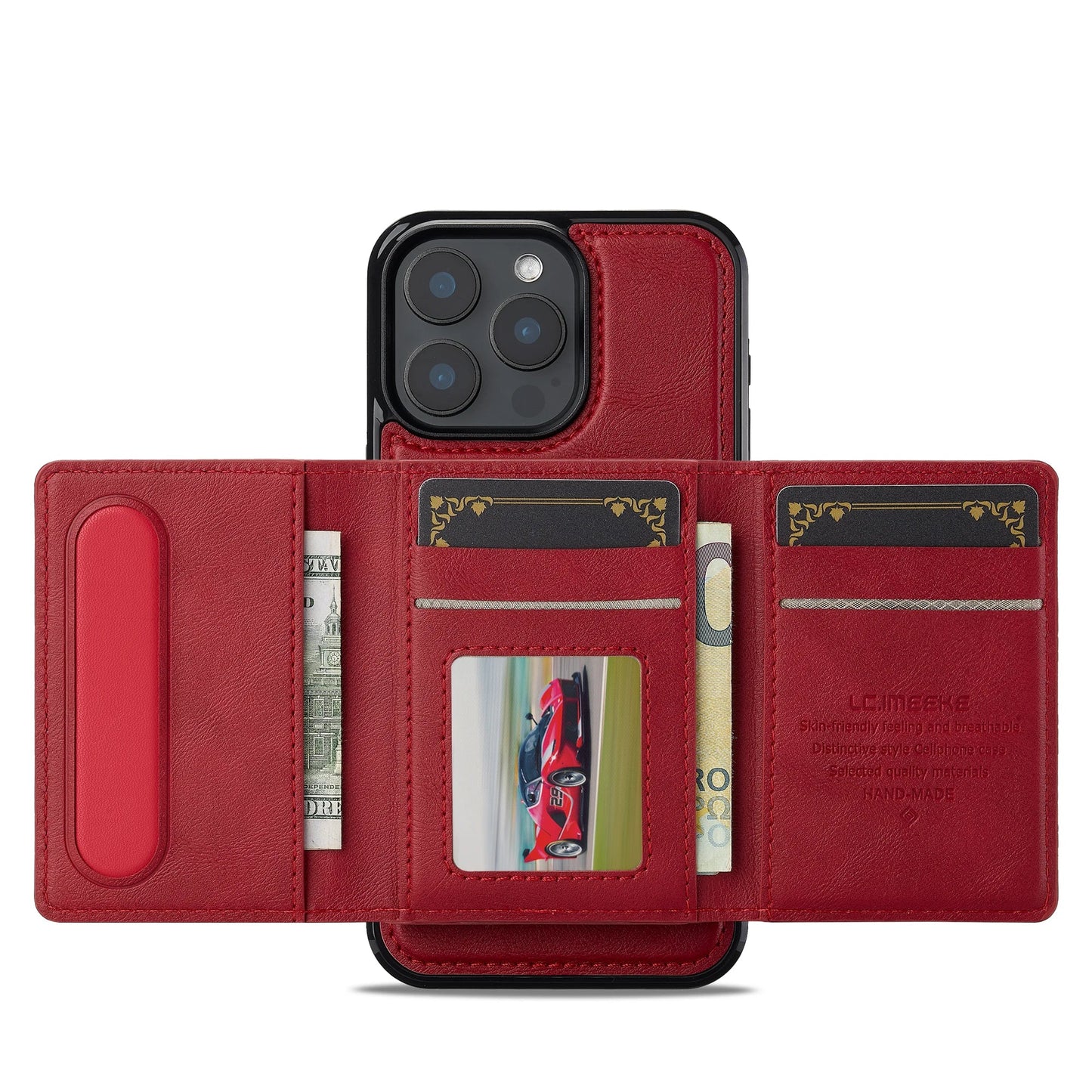 Detachable Magnetic Leather Case For iPhone - Maison Novaire #