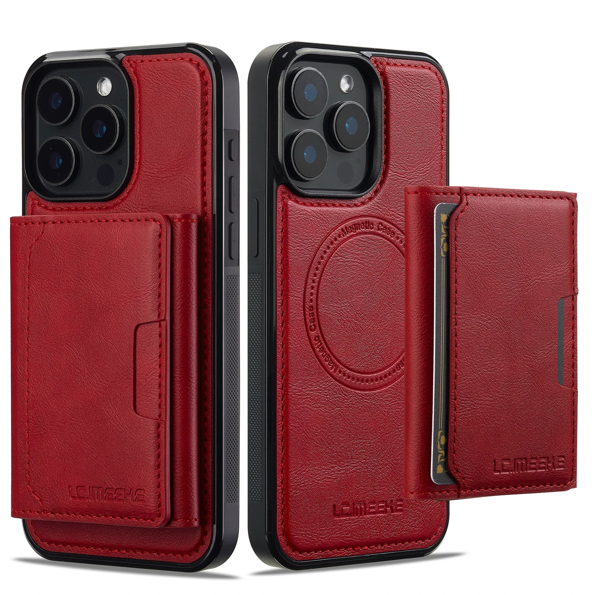 Detachable Magnetic Leather Case For iPhone - Maison Novaire #