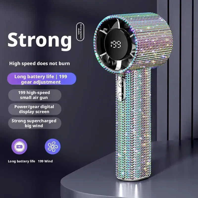 Diamond handheld Fan. - BLAKESTORE-NG