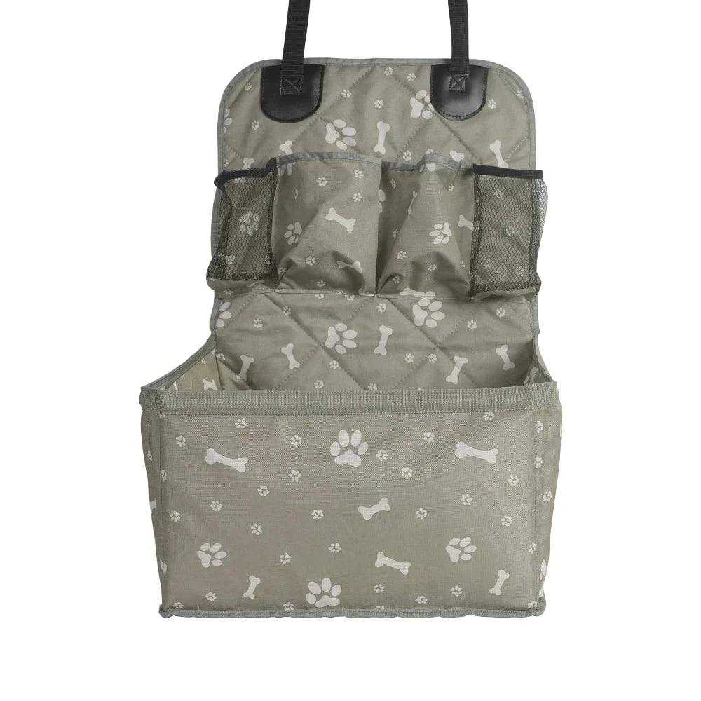 Dog Car Seat with Storage Pocket. - Maison Novaire