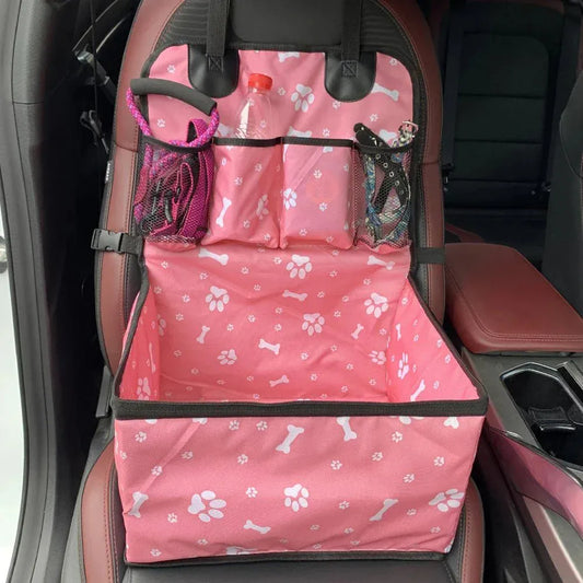 Dog Car Seat with Storage Pocket. - Maison Novaire