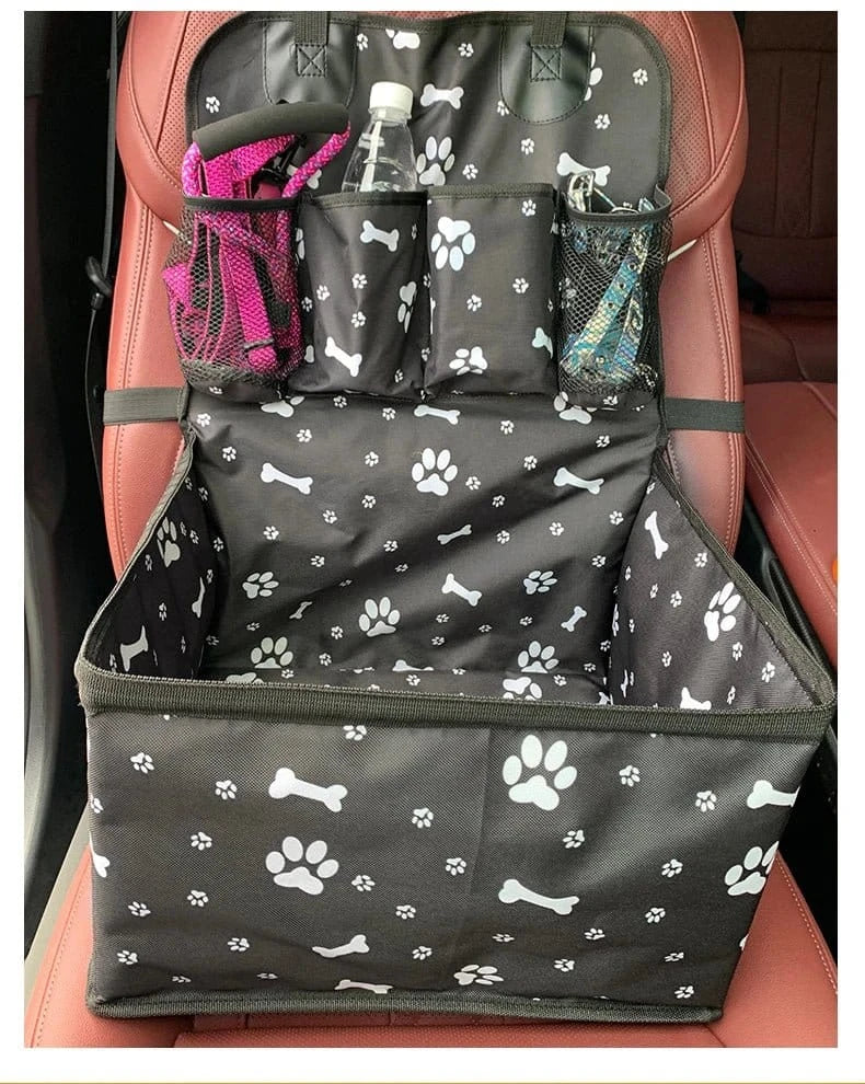 Dog Car Seat with Storage Pocket. - Maison Novaire