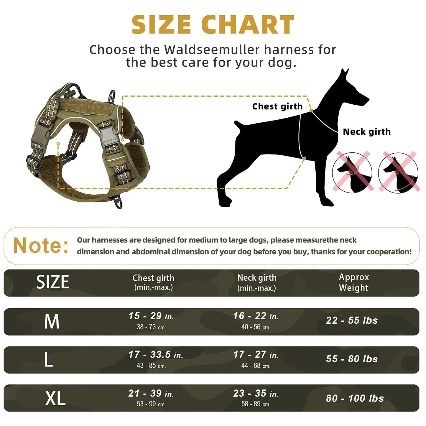 Dog Harness for Middle - Large Dog. - Maison Novaire
