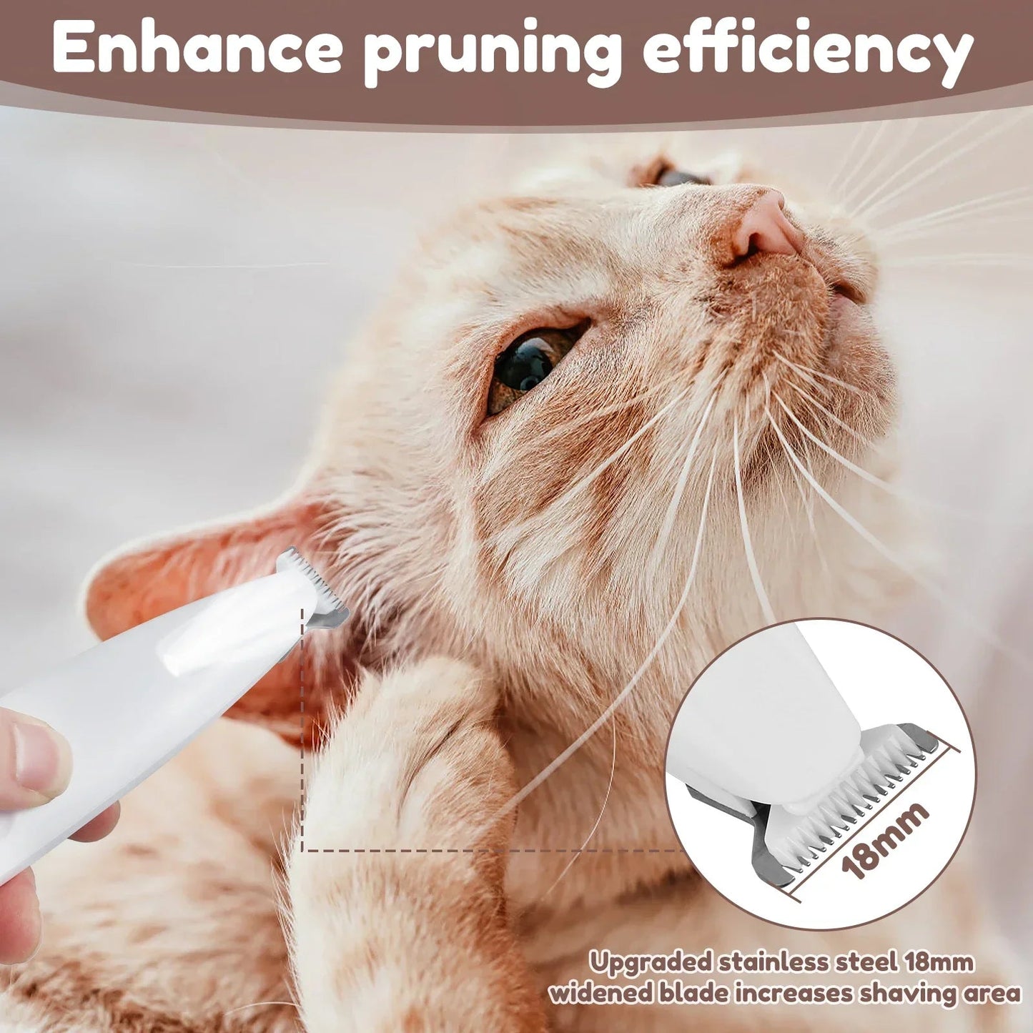 Dog Paw Trimmer with LED Light Fully Waterproof. - Maison Novaire #