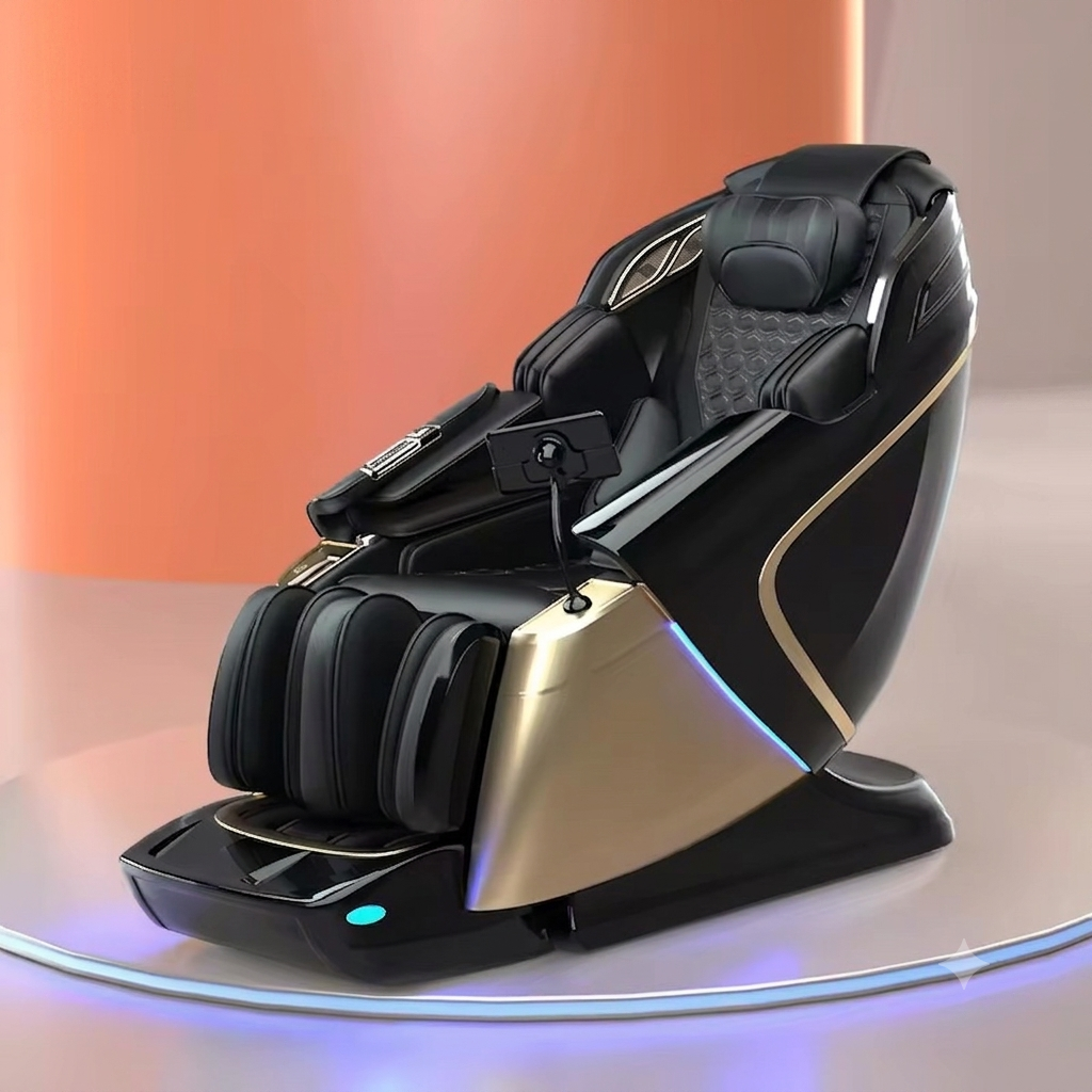 Dual-Core 4D SL-Track Zero Gravity Full Body Massage Chair with 3-Year Warranty - Maison Novaire