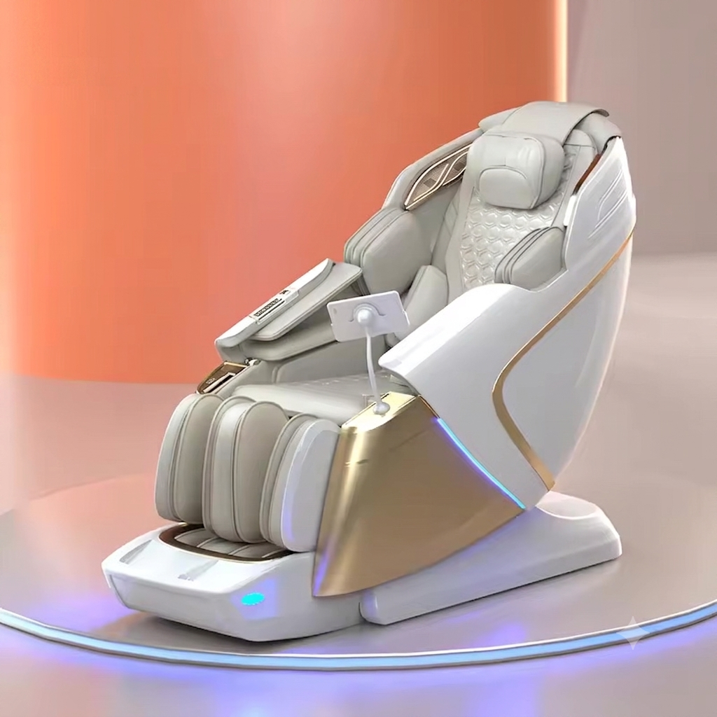 Dual-Core 4D SL-Track Zero Gravity Full Body Massage Chair with 3-Year Warranty - Maison Novaire