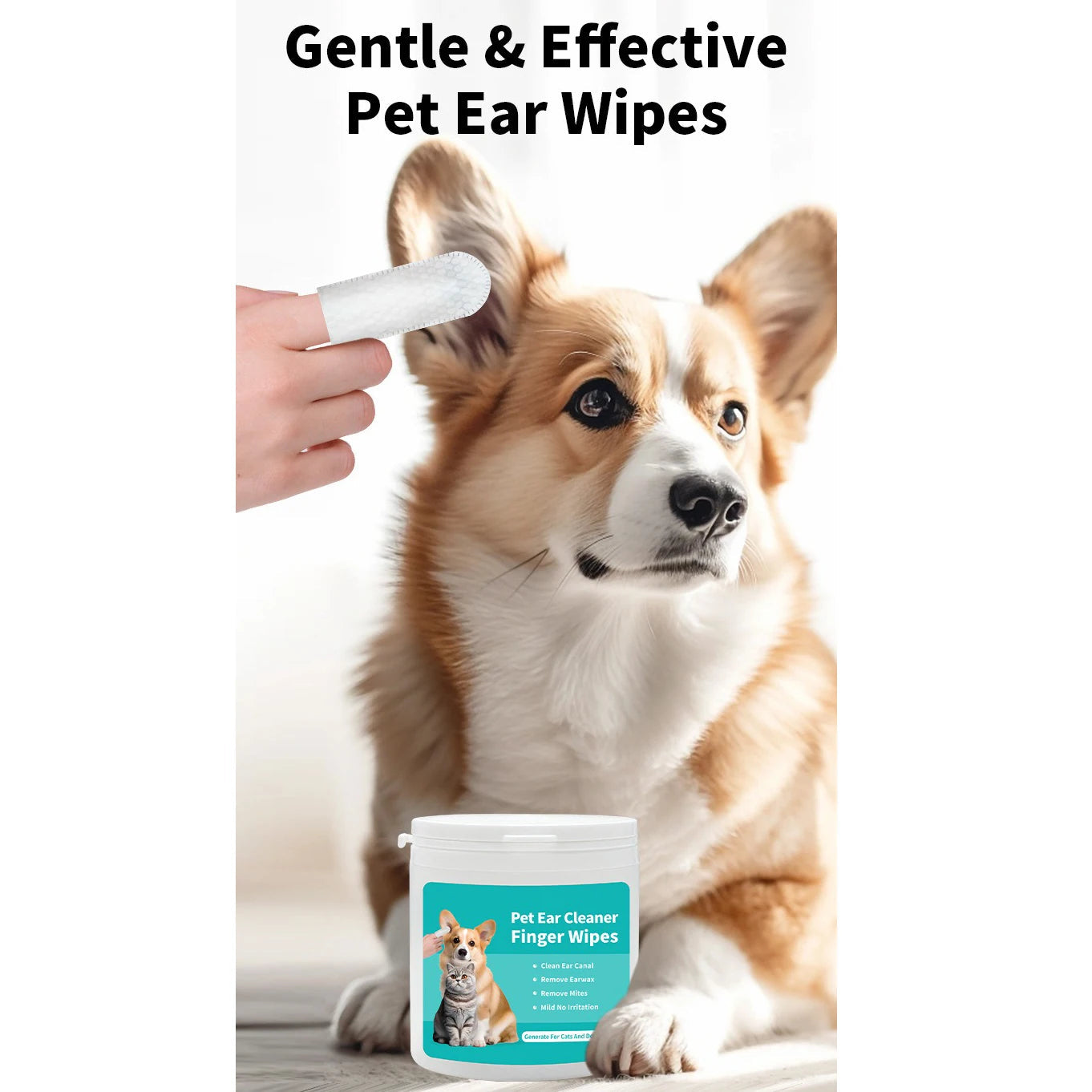 Ear Cleaning ear mite removal for dog and cat - Maison Novaire