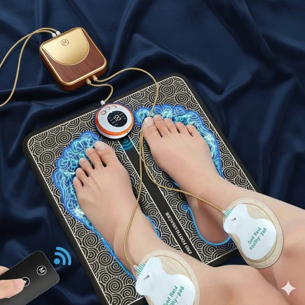 Electric EMS Foot Massager Pad – Pain Relief & Circulation - Maison Novaire #