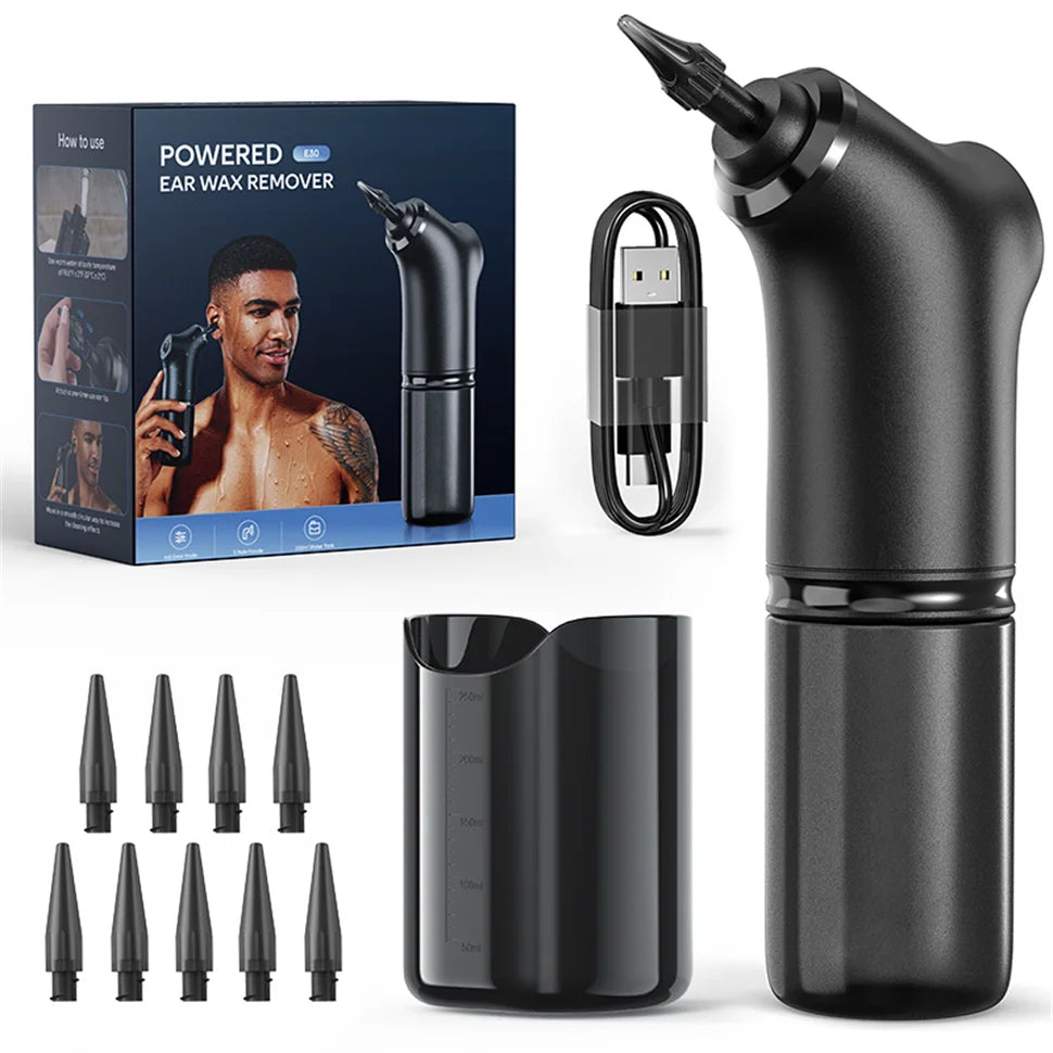 Electric Ear Wax Removal Kit - 4 Pressure Modes. - Maison Novaire