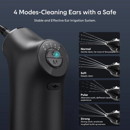 Electric Ear Wax Removal Kit - 4 Pressure Modes. - Maison Novaire