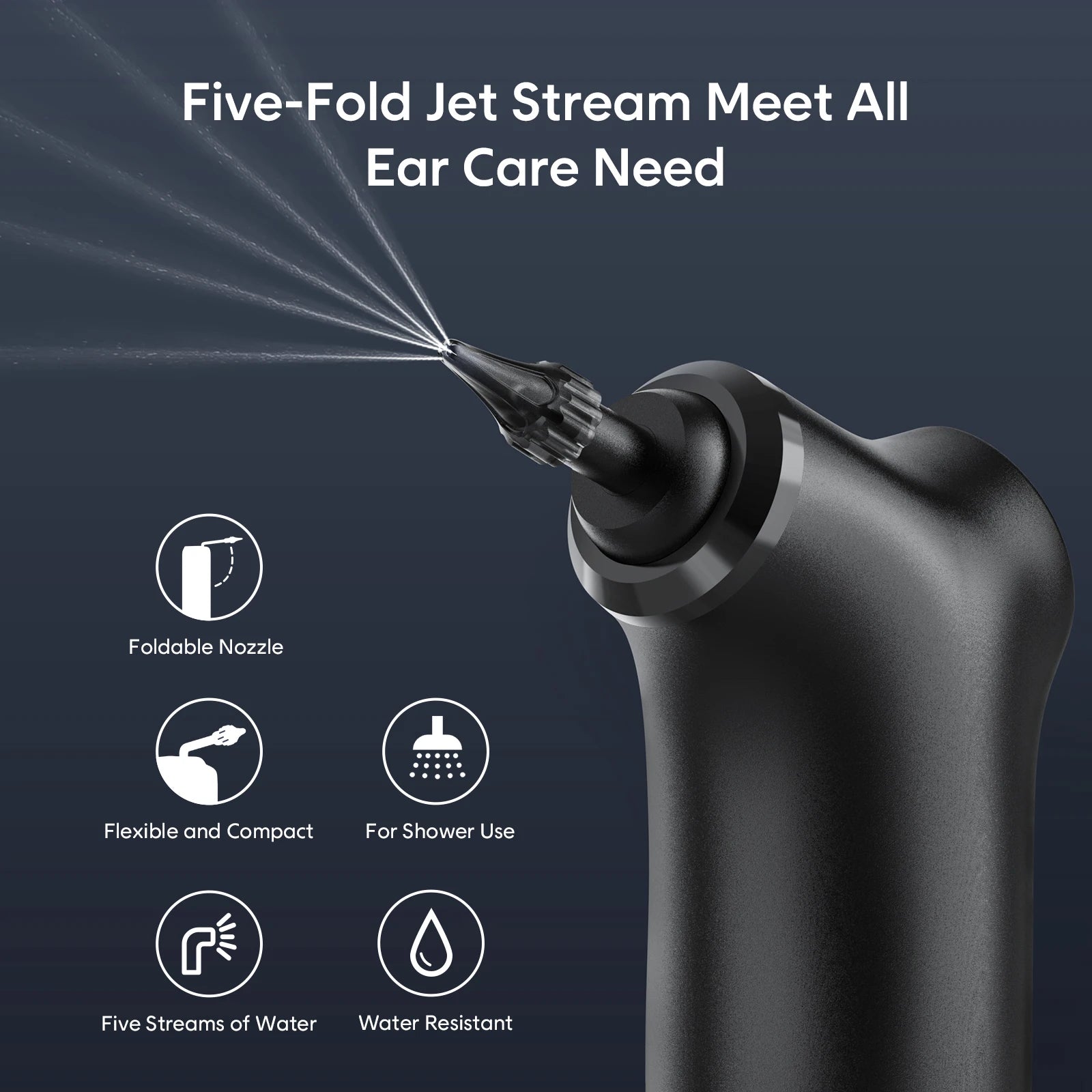 Electric Ear Wax Removal Kit - 4 Pressure Modes. - Maison Novaire