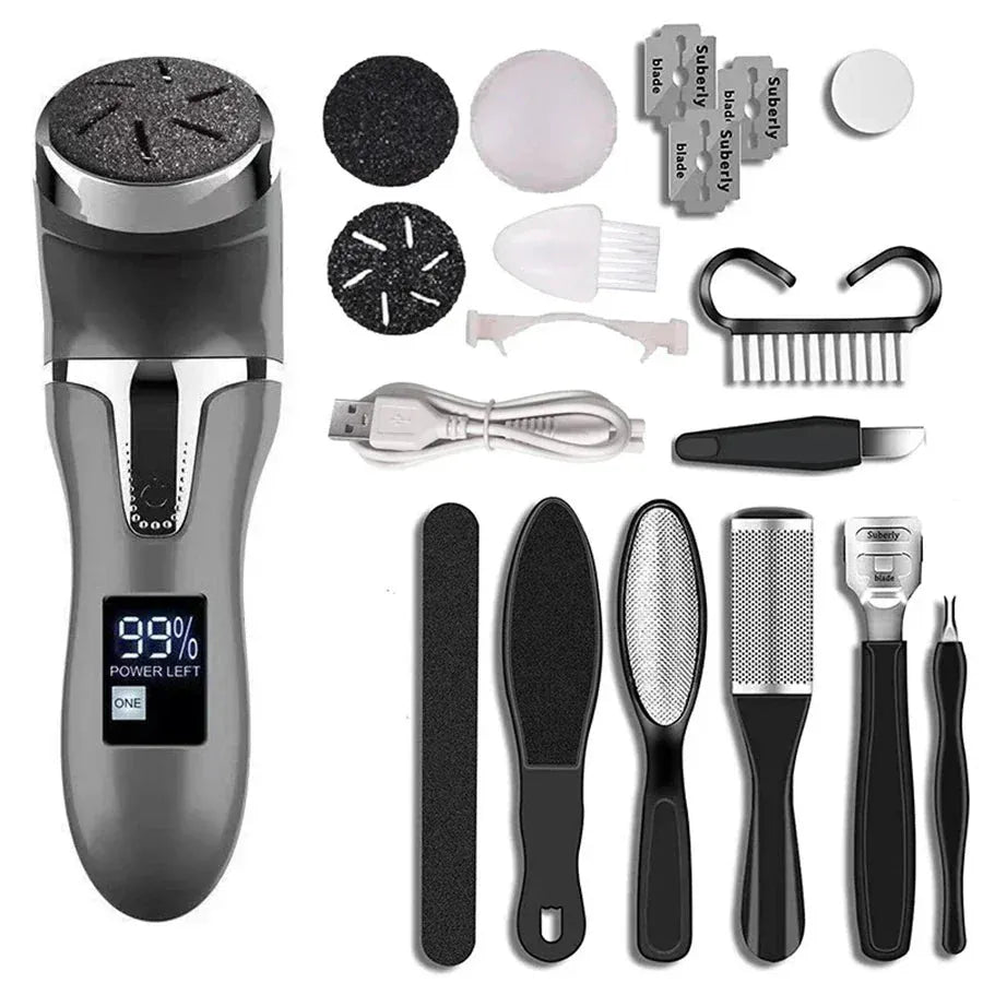 Electric Foot File – Rechargeable Callus Remover - Maison Novaire #