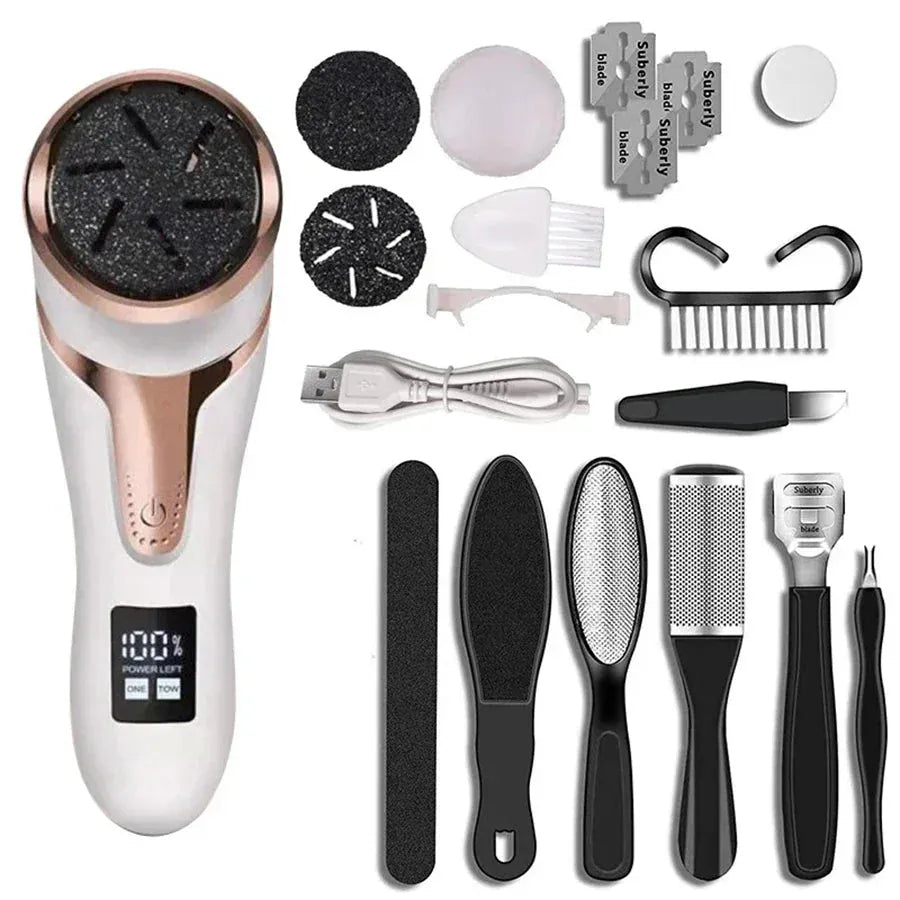 Electric Foot File – Rechargeable Callus Remover - Maison Novaire #