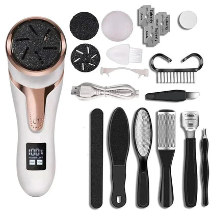 Electric Foot File – Rechargeable Callus Remover - Maison Novaire #