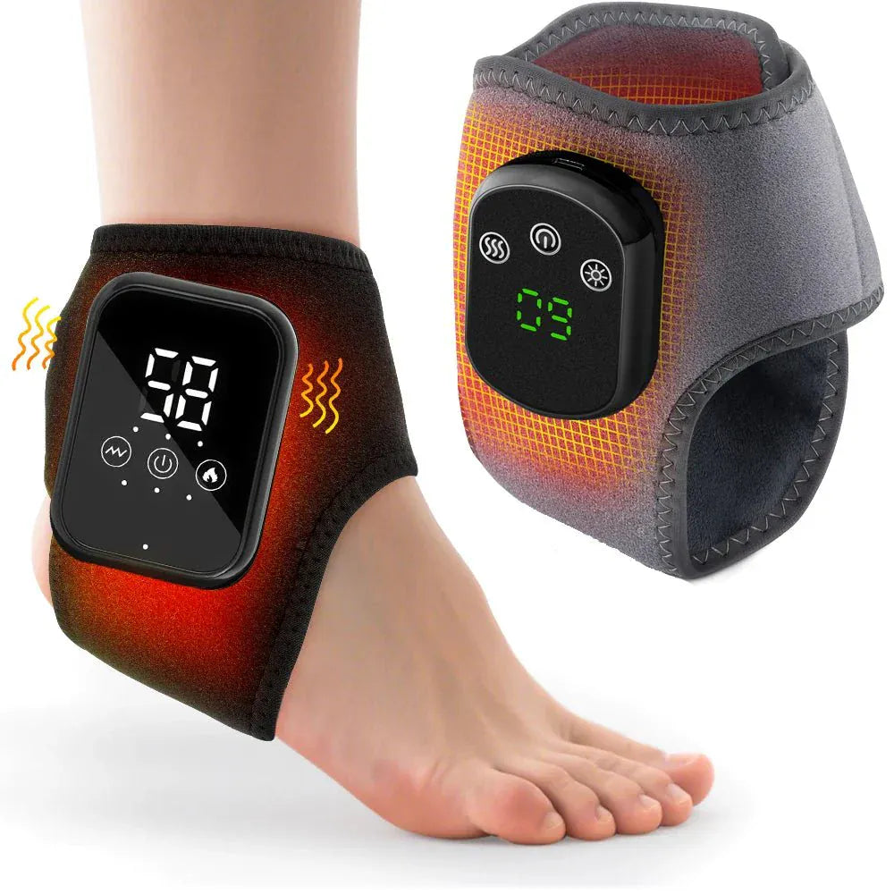 Electric Heated Ankle Massager – Infrared & Vibration Therapy - BLAKESTORE-NG