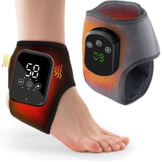 Electric Heated Ankle Massager – Infrared & Vibration Therapy - BLAKESTORE-NG