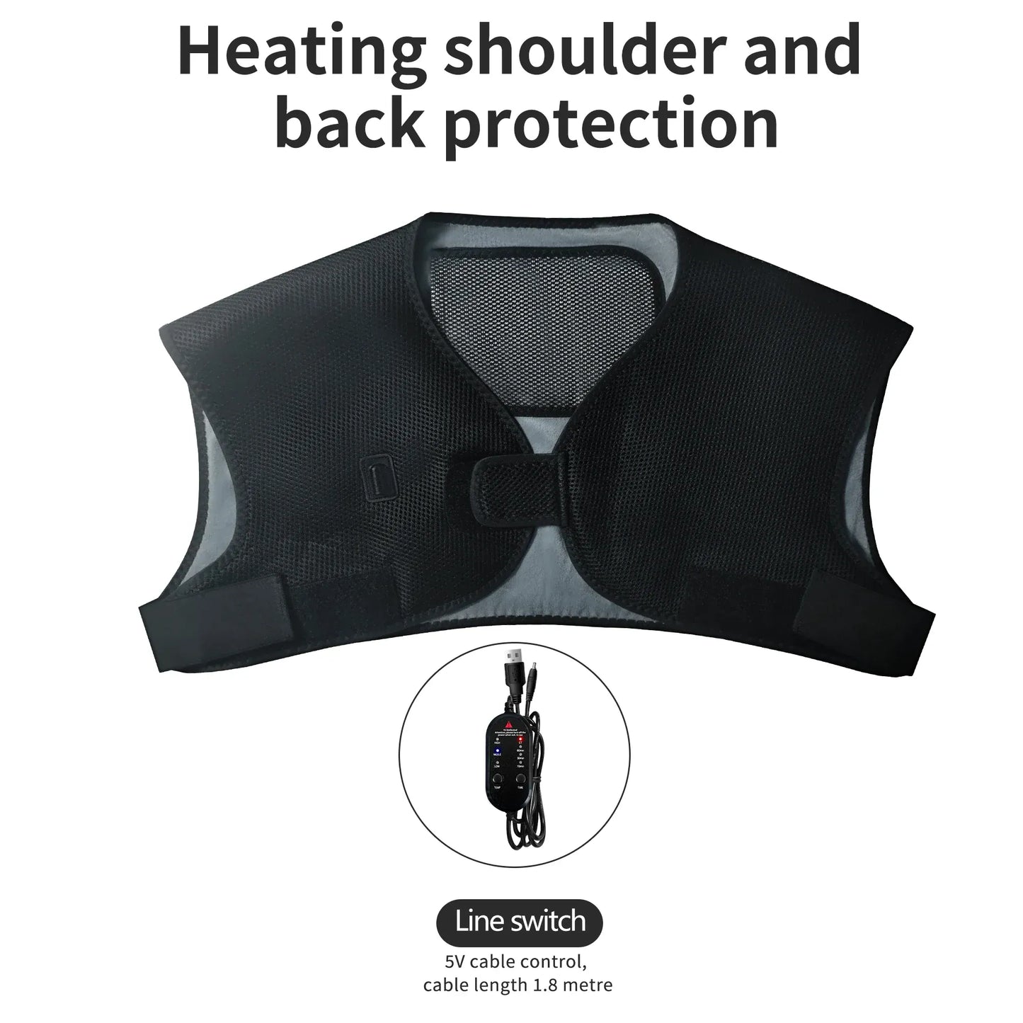 Electric Heating Shoulder Massager – Infrared Therapy & Muscle Relaxation - Maison Novaire #