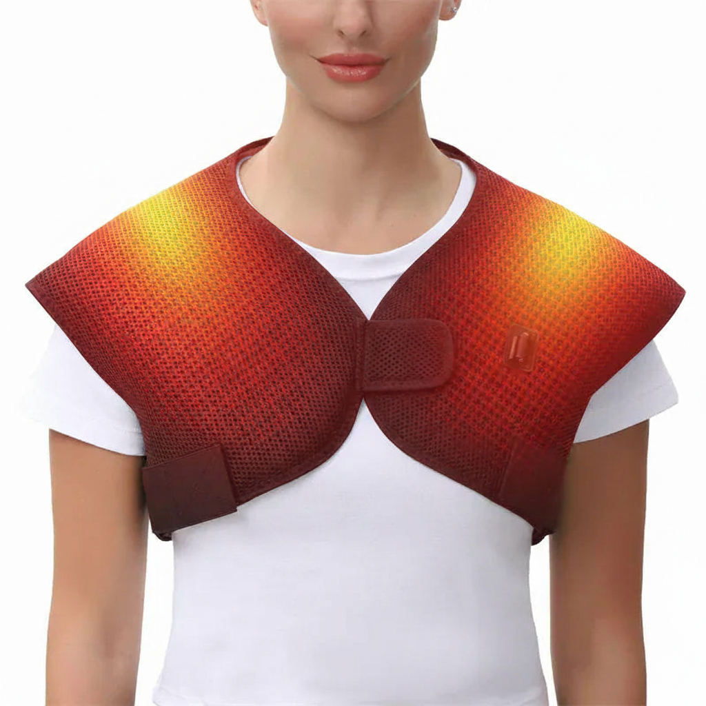 Electric Heating Shoulder Massager – Infrared Therapy & Muscle Relaxation - Maison Novaire #