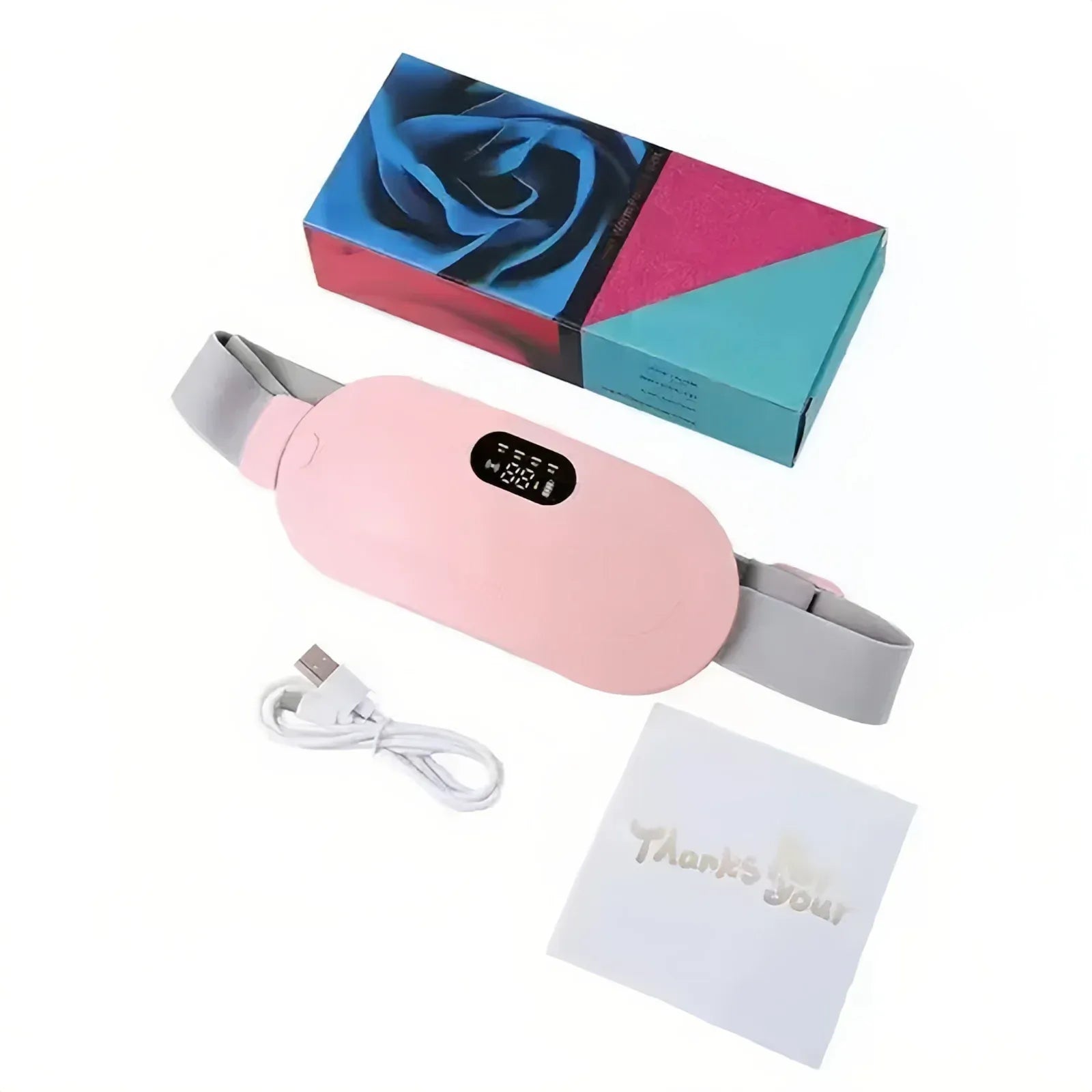 Electric Menstrual Spasm Massager Vibrator Heating Belt – Period Pain Relief - BLAKESTORE-NG