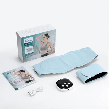Electric Waist Massager Lower Back Toning Belt – Vibration & Hot Compress - Maison Novaire