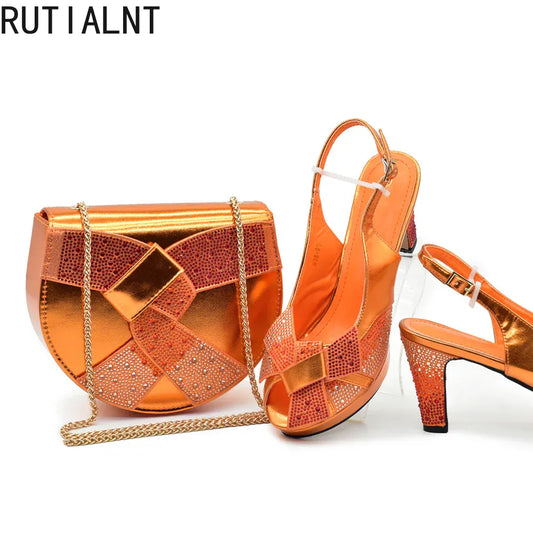 Elegant Heels Shoes and Bags Set for Every Occasion. - BLAKESTORE-NG