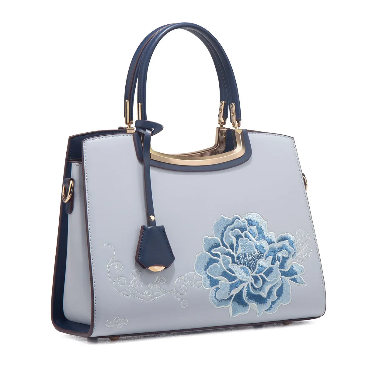 Embroidered Large Capacity Women's Shoulder Bag. High-end Top-handle Bag For Women. - Maison Novaire
