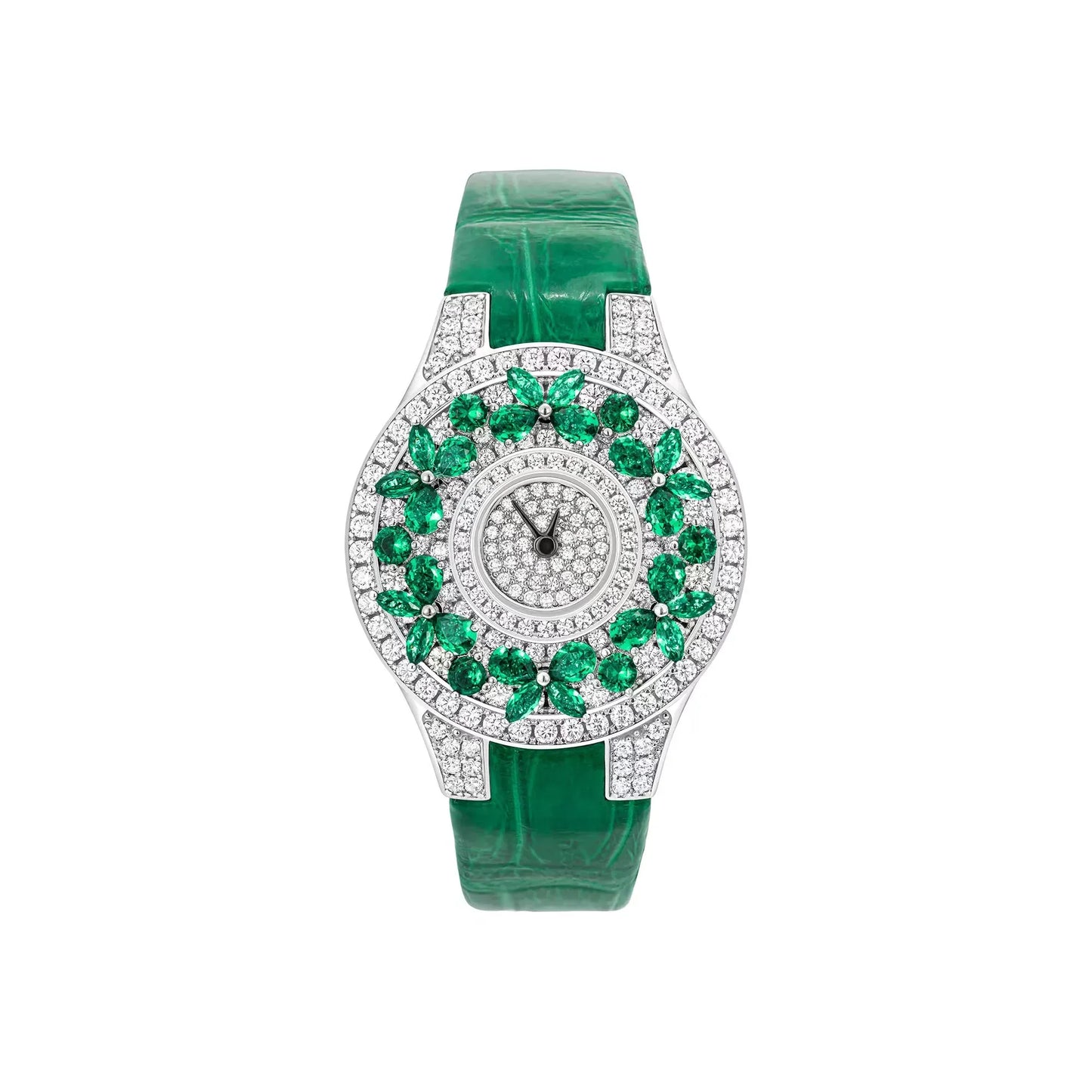 Emerald Leather watch for Women. - BLAKESTORE-NG