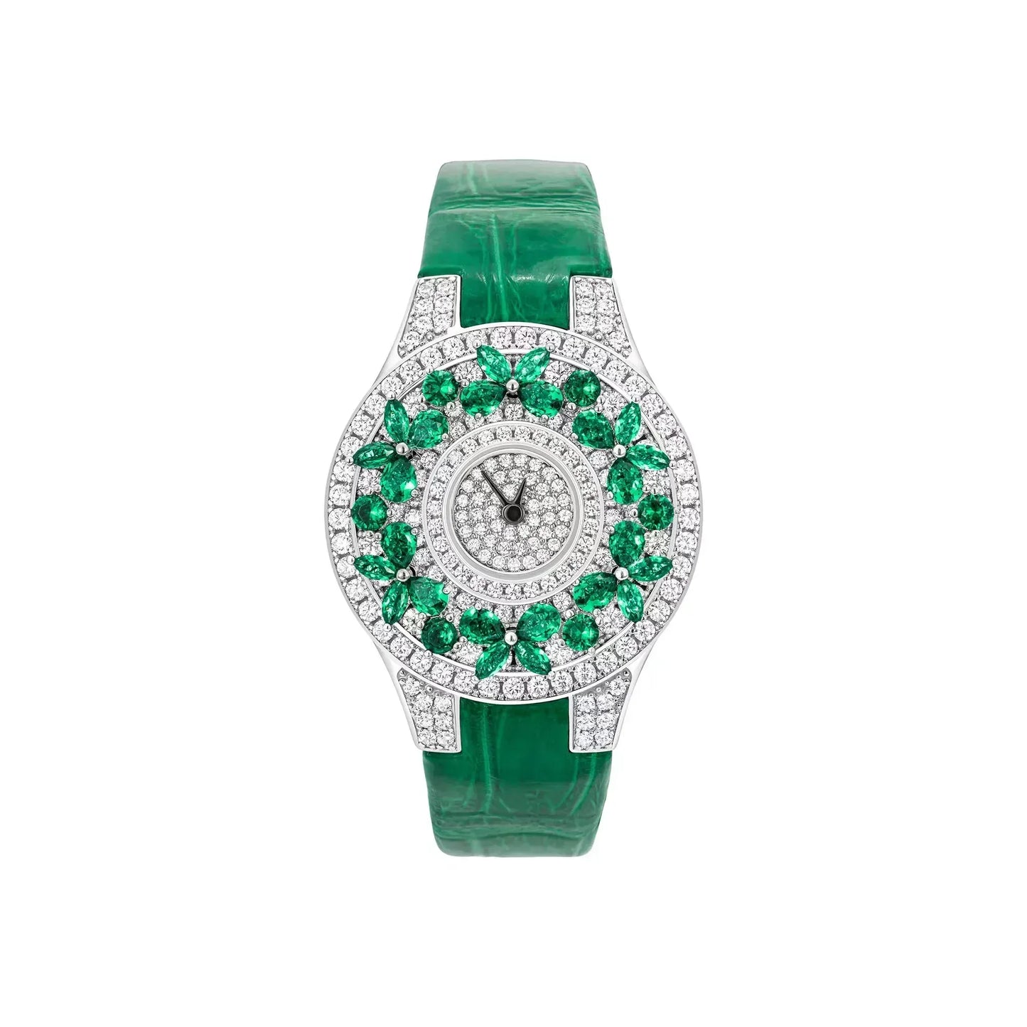 Emerald Leather watch for Women. - BLAKESTORE-NG