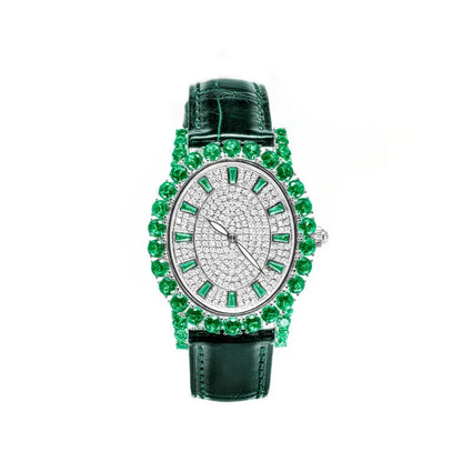 Emerald Leather watch for women - BLAKESTORE-NG