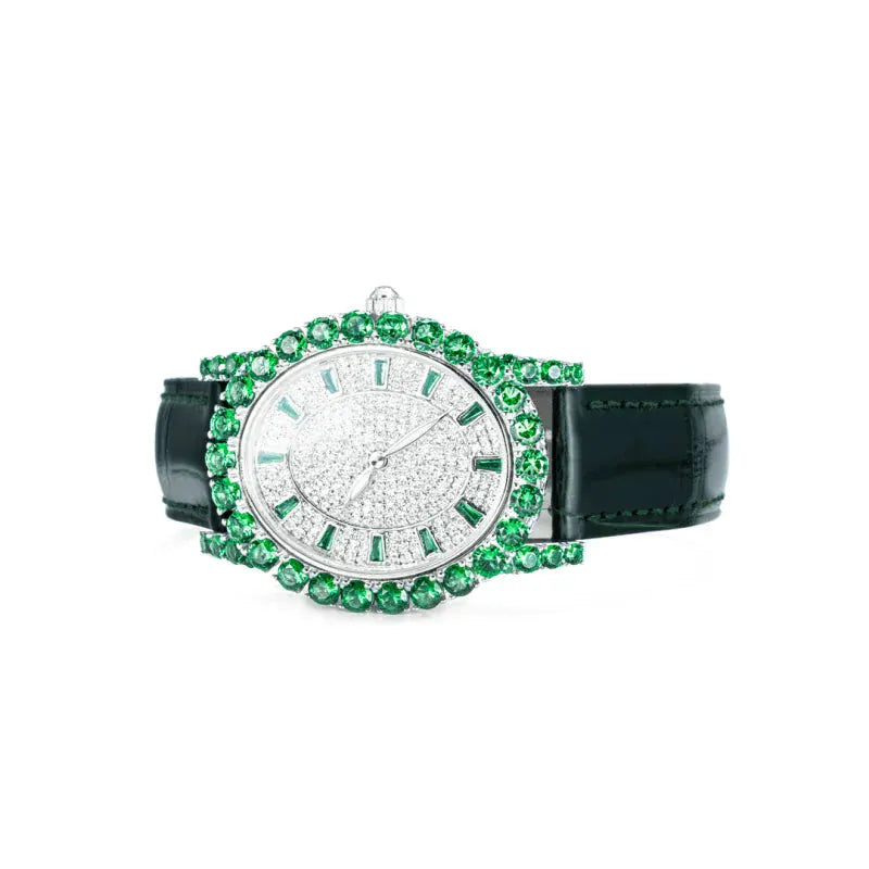 Emerald Leather watch for women - BLAKESTORE-NG