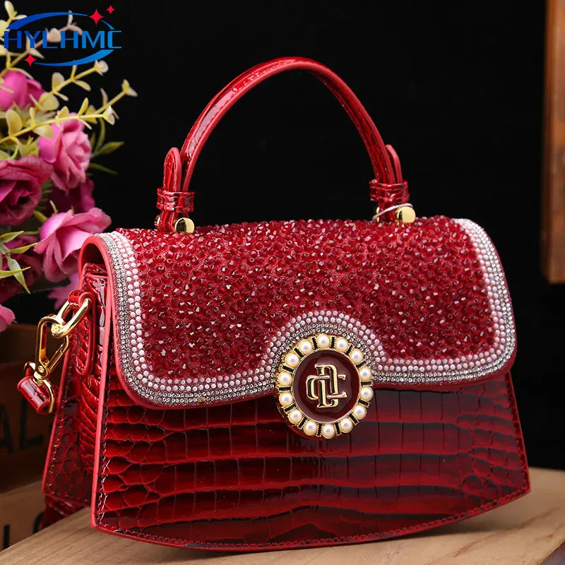 Fancy Leather Handbag - Maison Novaire #