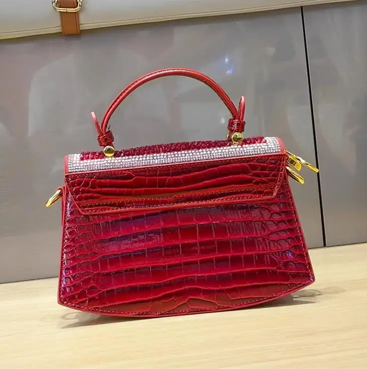 Fancy Leather Handbag - Maison Novaire #